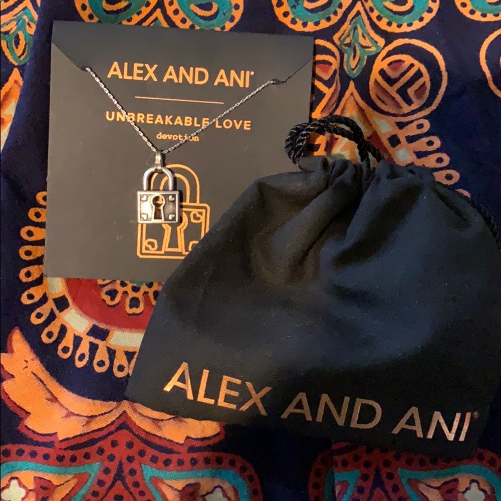 Alex and Ani unbreakable love necklace